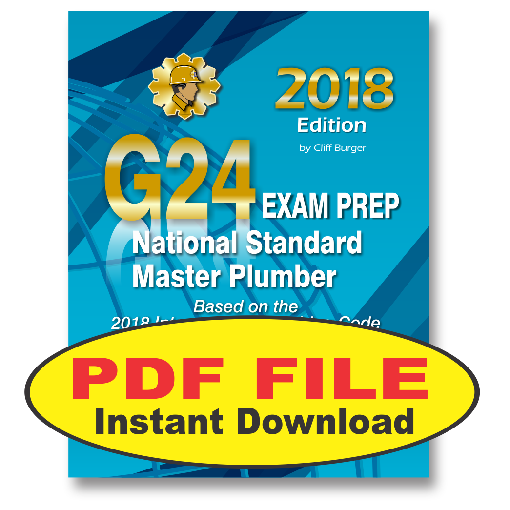 G24 National Standard Master Plumber Study Exam Questions PDF