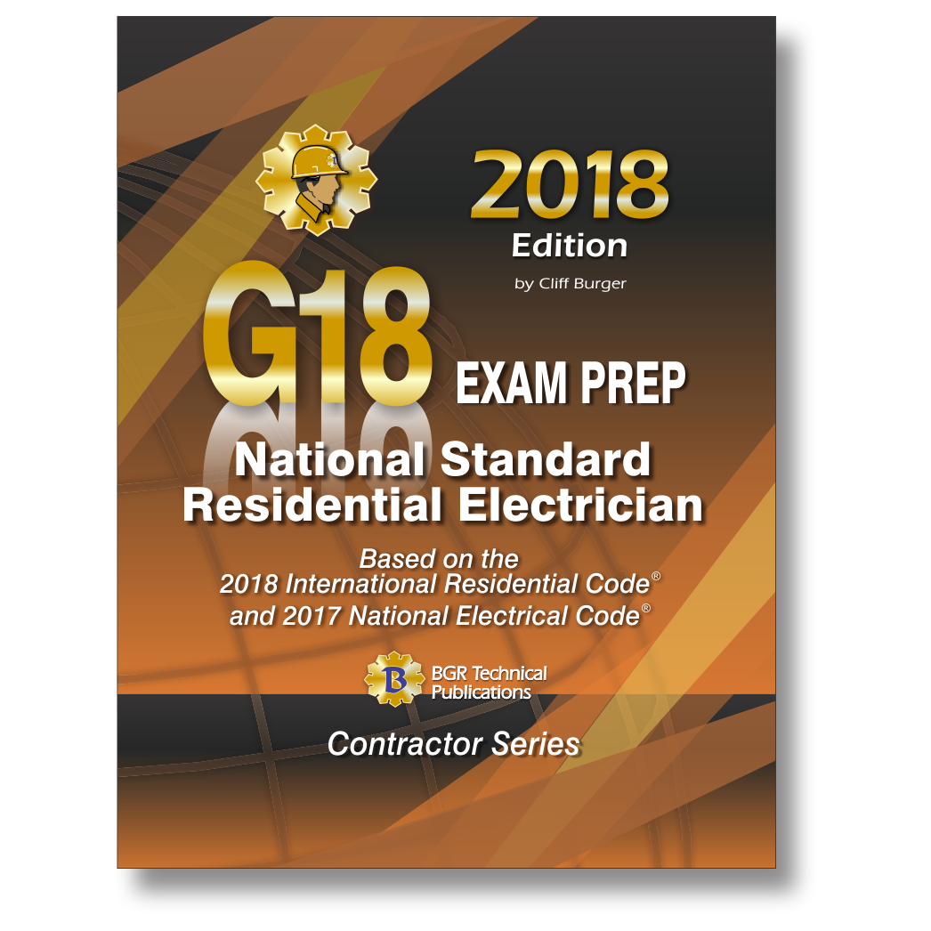 G18 National Standard Residential Electrician Workbook ICC Exam
