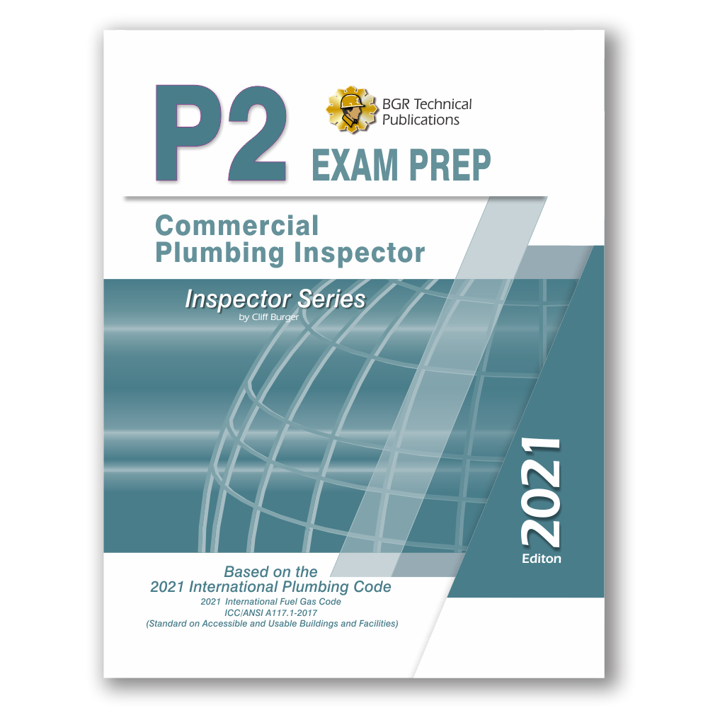 P2 Commercial Plumbing Inspector Exam Prep 2021
